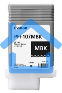 Картридж струйный Canon PFI-107MBK (6704B001) черный матовый (130 мл) для Canon iP F680/685/780/785