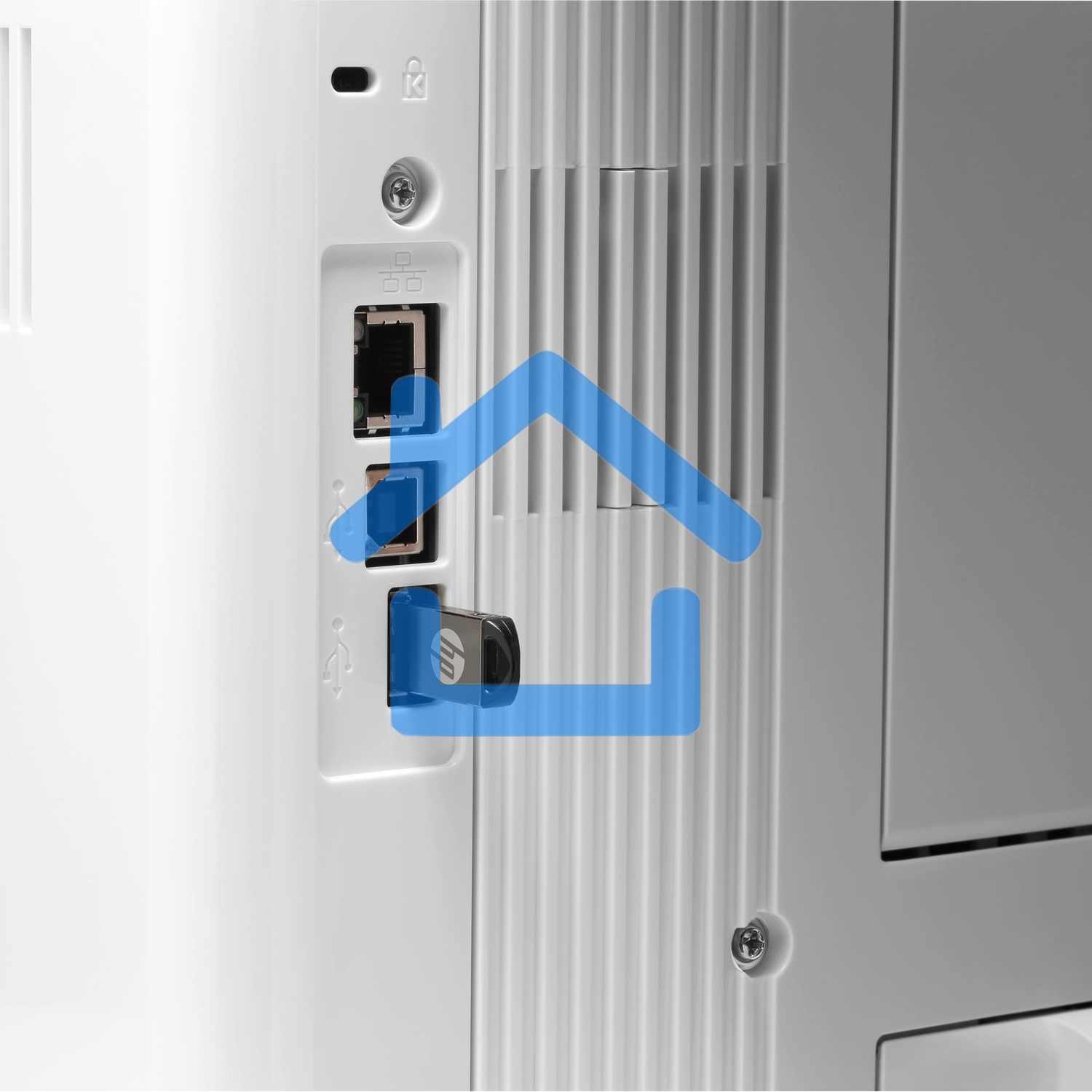 Принтер лазерный HP LaserJet Pro M501dn (J8H61A), A4, ч/б, печ. до 45 стр/мин., 600 x 600 dpi, USB, RJ-45, Air Print