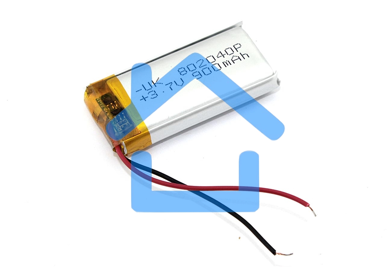 Аккумулятор Li-Pol (батарея) 8*20*40мм 2pin 3.7V/900mAh