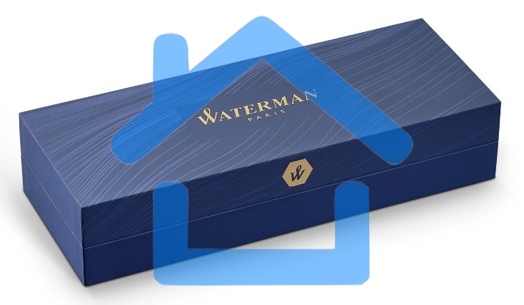 Ручка шариковая Waterman Hemisphere (CWS0920770) Matte Black GT M, синие чернила, подарочная коробка