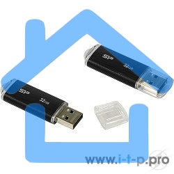 Флешка USB 32 Gb Silicon Power Ultima U02 (SP032 GbUF2U02V1K), USB 2.0, черный
