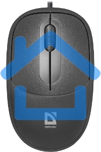 Мышь проводная Defender Datum MS-980 черный, 1000 dpi, USB, кнопки - 3