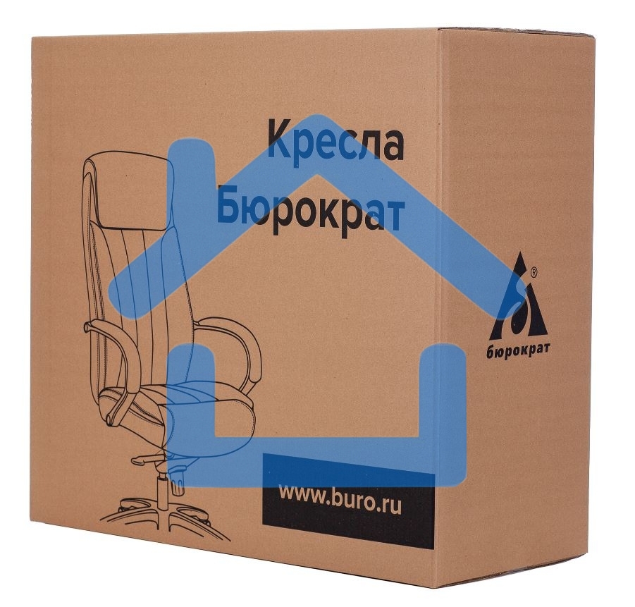 Кресло руководителя Бюрократ T-9925WALNUT/BLACK черный, кожа, крестовина дерево