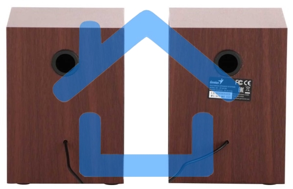 Акустическая система GENIUS SP-HF280 wooden USB Проводной пульт регулировки громкости для легкого управления