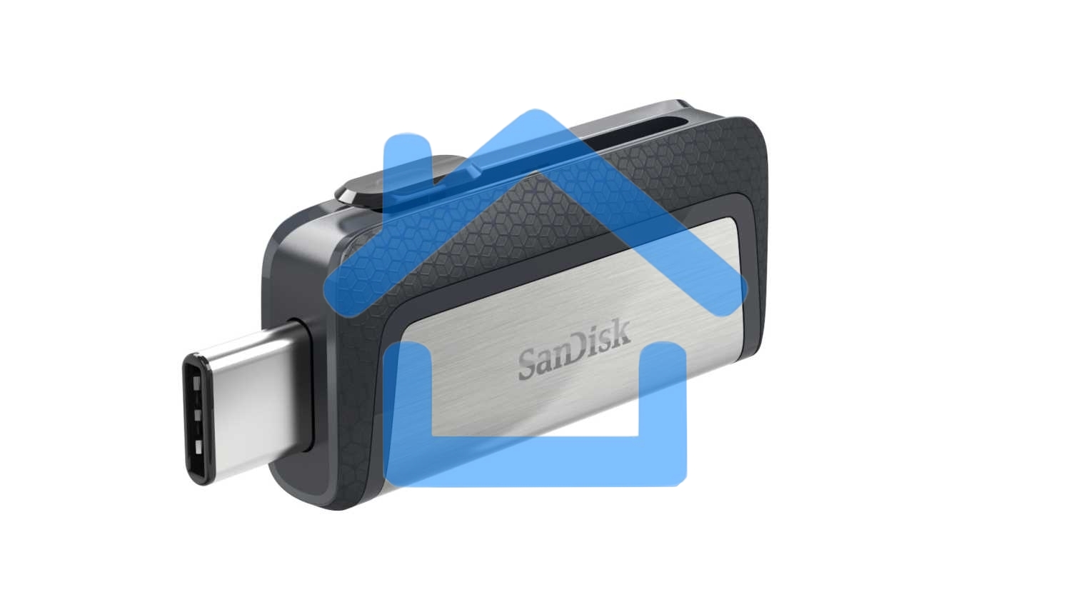 Флешка USB R/W Sandisk 32Gb Ultra Dual SDDDC2-032G-G46 USB3.0 серый/узор
