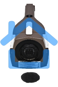 Пылесос вертикальный/ручной Starwind SCH1260 коричневый/белый, питание от сети, 120 Вт, уборка сухая, пылесборник 1.2 л