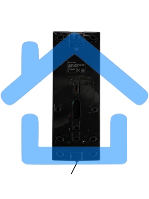 Трубка домофона с индикатором и регулировкой звука RX-320, черная Rexant