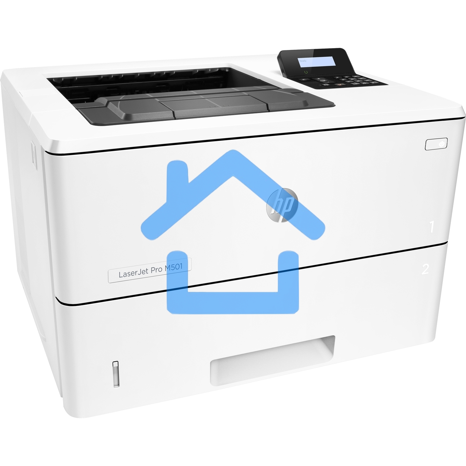 Принтер лазерный HP LaserJet Pro M501dn (J8H61A), A4, ч/б, печ. до 45 стр/мин., 600 x 600 dpi, USB, RJ-45, Air Print