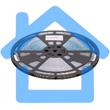 Лента светодиодная 12В, SMD2835, 14,4Вт/м, 120 LED/м, 3000K, 8мм, 50м, IP20 Rexant