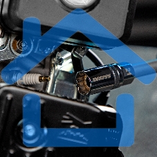 Головка торцевая свечная, магнитная,12-гранная, 21 мм, под квадрат 1/2