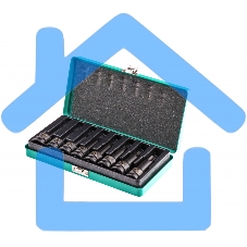 Набор ударных торцевых головок TORX 1/2