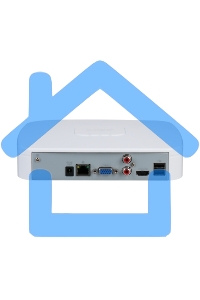 Видеорегистратор Dahua DHI-NVR2104-I2 4-канальный IP-видеорегистратор 4K и H.265+, ИИ