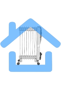 Масляный радиатор Ресанта ОМПТ- 9Н 67/3/4 2,0кВт, 450?140?650, 9 секций, 9,7 кг