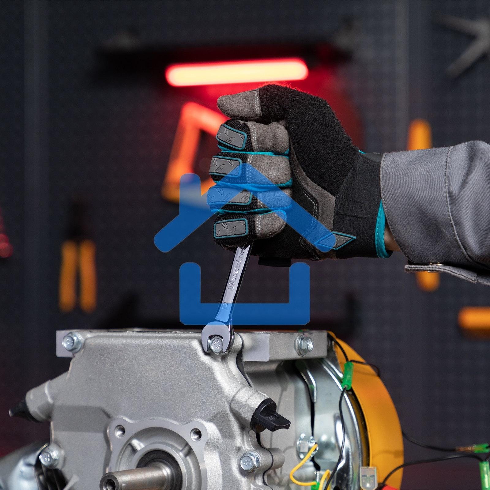 Набор ключей Matrix комбинированных, трещоточных шарнирных 8шт