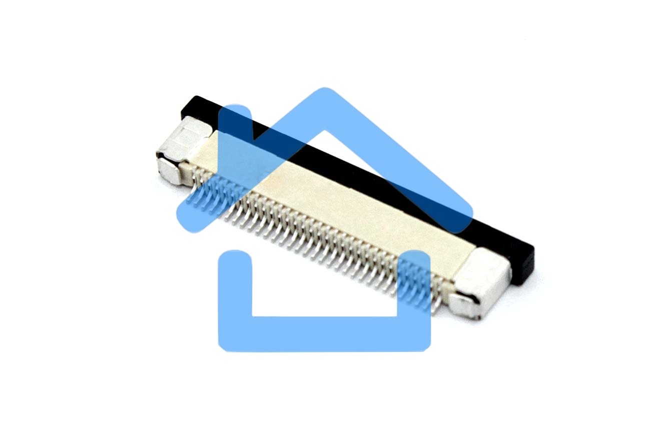 Разъем FPC  Half Coverage Bottom Contact 0.5K-BX-32PWB 32 pin высота 2мм шаг 0,5мм