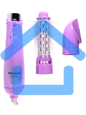 Фен-щетка Panasonic EH-KA22 600Вт фиолетовый/белый