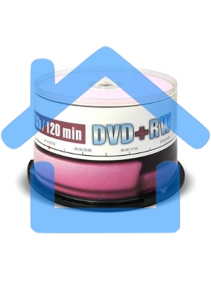 Диск DVD+RW Mirex 4.7 Gb, 4x, Cake Box (50), (50/300)