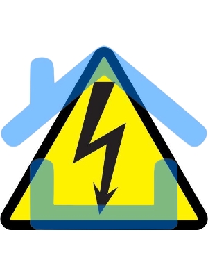 Знак безопасности IEK YPC30-MOLNI-6-100 символ 