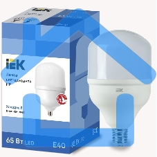 Лампа светодиодная IEK LLE-HP-65-230-65-E40 HP 65Вт 230В 6500К E40