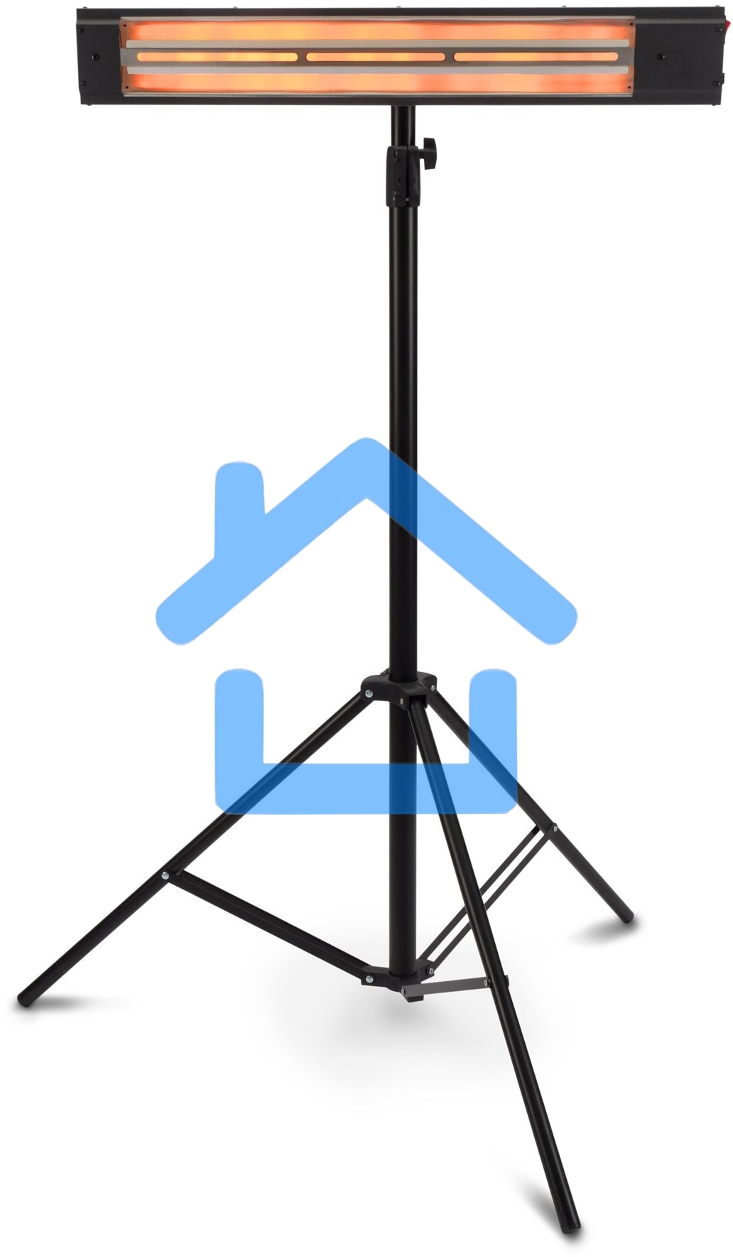 Обогреватель инфракрасный Starwind SHIRC-1010, черный, кварцевый, 1000 Вт, 18 м2