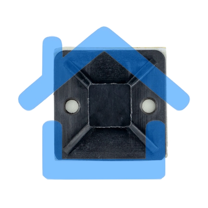 Площадка EKF plc-20x20-b самоклеящаяся (20х20мм.) черная (100шт.) EKF