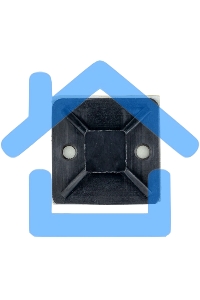 Площадка EKF plc-20x20-b самоклеящаяся (20х20мм.) черная (100шт.) EKF