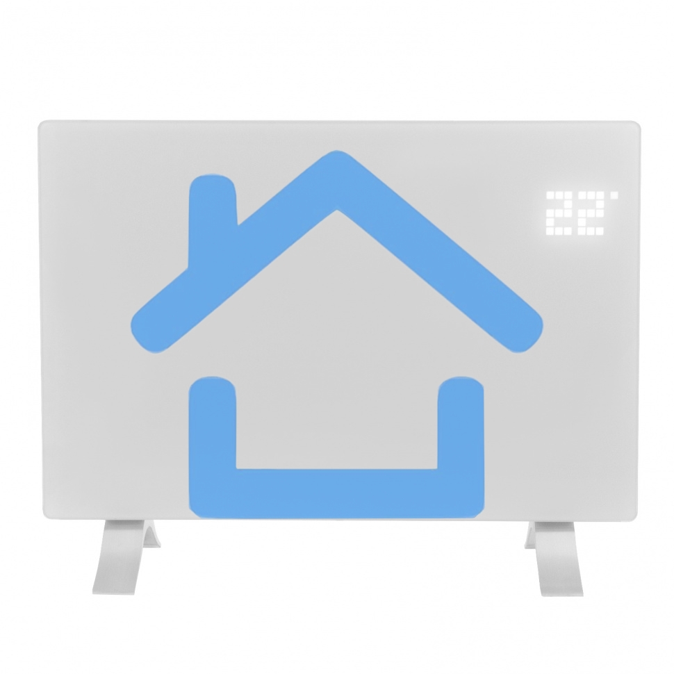 Конвектор Denzel OptiPrime-1500 белый, 1500 Вт, 20 м2, термостат, дисплей, WiFi