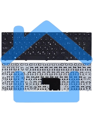 Клавиатура для ноутбука DNS Pegatron C15 C17 черная с рамкой