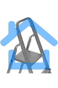 Стремянка Сибртех 6 ступеней, стальная, оцинкованная