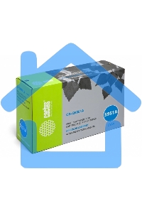 Картридж лазерный Cactus CS-Q5951A голубой (10 000 стр.) для HP Color LaserJet 4700