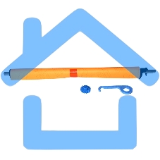 Вал переноса заряда (коротрон) HP LJ P4014/4015/4515/M4555 (CB506-67903/RM1-5462) OEM