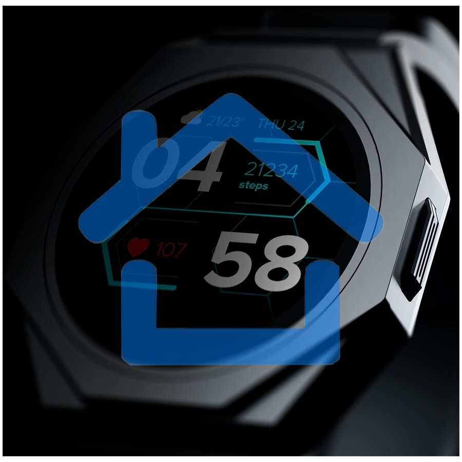 Смарт-часы CANYON Otto SW-86, Smart watch Realtek 8762DK LCD 1.3''