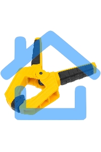 Струбцина клещеобразная Denzel усиленная 50 х 35 мм, двухкомпонентные рукоятки