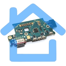 Нижняя плата (шлейф) с разъемом зарядки для Samsung Galaxy S23 Plus