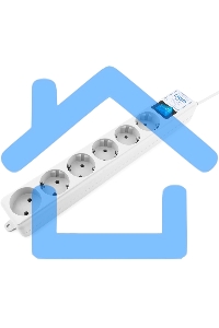 Фильтр-удлинитель PowerCube PRO (SPL(5+1)-16B-P-3M) 3.0 м, LC контур - подавление В/Ч помех, 16А/3,5кВт