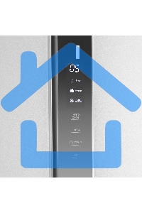 Холодильник Maunfeld MFF177NFW белый глянец двухкамерный 263/170л морозилка сбоку, No Frost, Side by Side