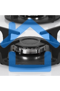 Газовая варочная панель HOMSair HGG641WH