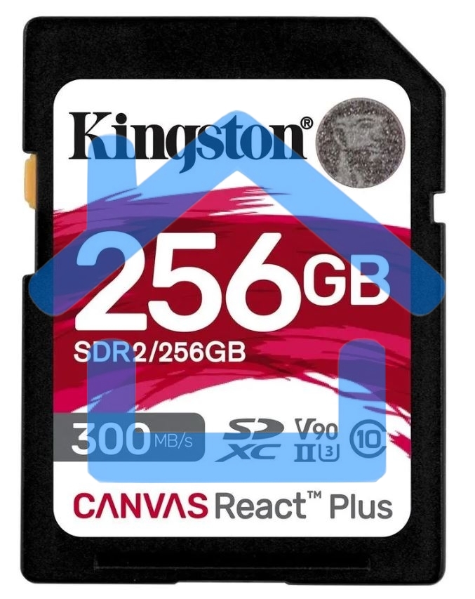 Флеш карта SDXC 256Gb Class10 Kingston SDR2/256Gb Canvas React Plus w/o adapter