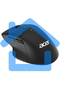 Мышь беспроводная Acer OMR150 черный, 1600 dpi, радиоканал, USB, кнопки - 6