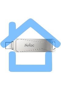 Флешка USB Netac U782C NT03U782C-032G-30PN dual USB 3.0+TypeC 32Gb, retail version