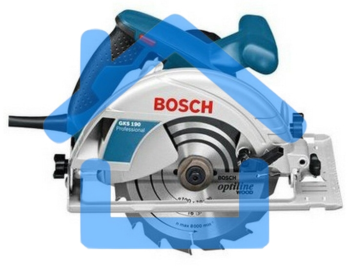 Пила дисковая Bosch GKS 190 0601623000 1200 Вт, 190х30мм, 66мм, 4,2кг, коробка