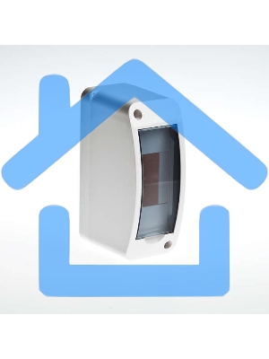 Бокс ОП Тусо 2мод. IP40 бел. /прозрачная двер. Рувинил 68302