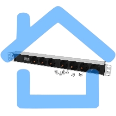 Блок распределения питания ЦМО R-32-7S-AM-440-K гор.размещ. 7xSchuko базовые 32A без вилки