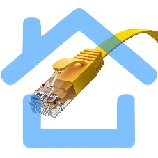 Патч-корд GCR PROF плоский прямой 2.0m, UTP медь кат.6, желтый, 30 AWG, ethernet high speed 10 Gbит/с, RJ45, T568B, GCR-52827