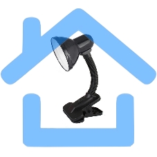 Светильник Ultraflash UF-320 C02 (12362) настольный на прищепке E27 черный 60Вт