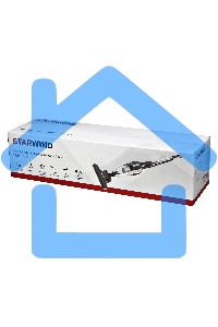 Пылесос вертикальный/ручной Starwind SCH1260 коричневый/белый, питание от сети, 120 Вт, уборка сухая, пылесборник 1.2 л