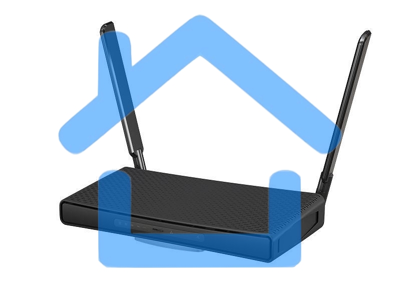 Беспроводной маршрутизатор MikroTik hAP ac3 with 4-core 716 MHz CPU, 256MB RAM, 5 x Gigabit LAN (PoE-out on port#5)