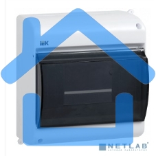 Бокс ОП КМПн 2/4 для 4 авт. выкл. прозр. крышка IP30 ИЭК MKP42-N-04-30-12