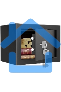 Сейф Deli Srock ET560 170x230x170мм ключевой