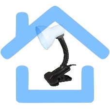 Светильник Ultraflash UF-320 C01 (12361) настольный на прищепке E27 белый 60Вт